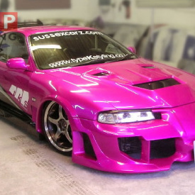 Ламбо двери United Lambo Doors  Bolt ON на Honda  Prelude 4